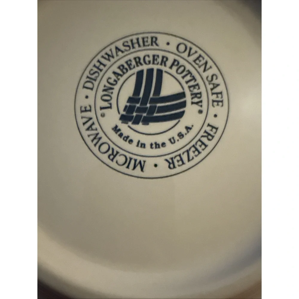 Longaberger Woven Traditions Blue- USA- 12 1/8